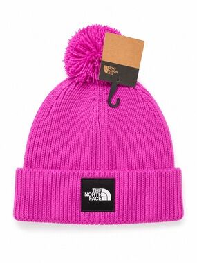 The North Face Toddler Hot Purple Knit Cuffed Beanie